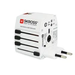 Skross Muv Adapter With 2xa Usb Port - Adaptor